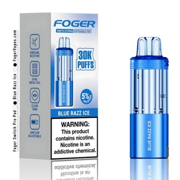 Blue Razz Ice Foger Switch Pro Pod 30K Puffs