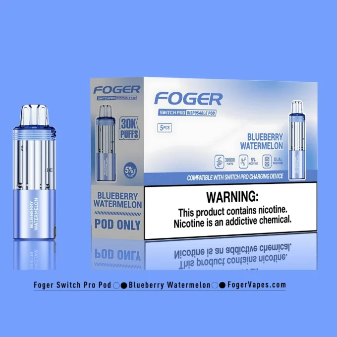 Blueberry Watermelon Foger Switch Pro Pod 30K Puffs - Image 3