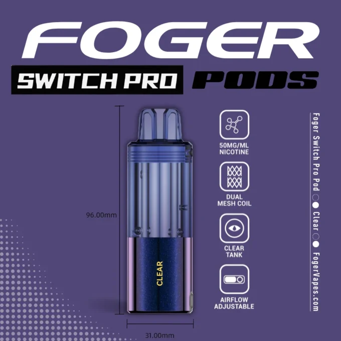Clear Foger Switch Pro Pod 30K Puffs - Image 4