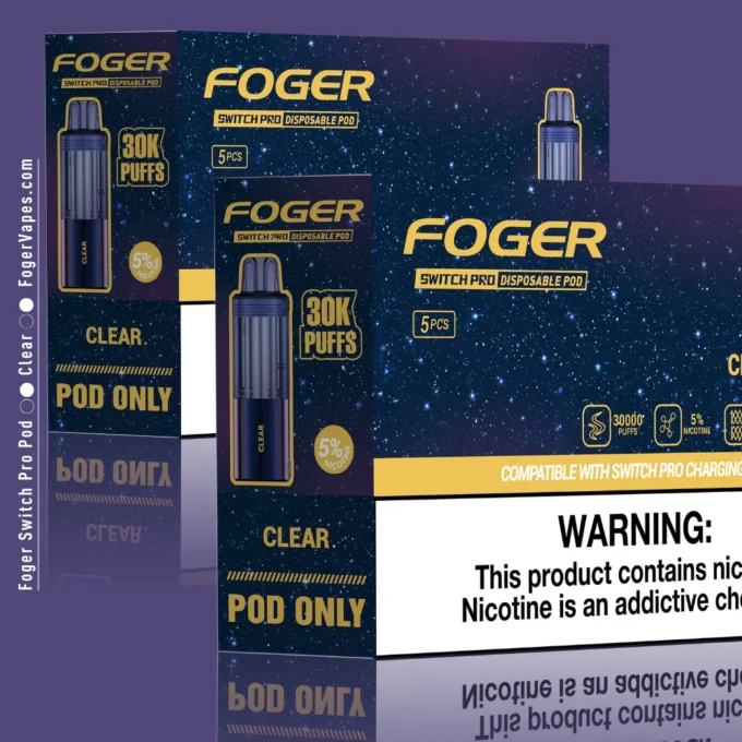 Clear Foger Switch Pro Pod 30K Puffs - Image 2