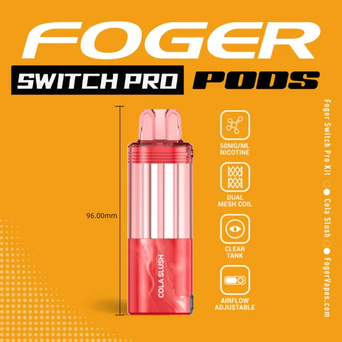 Cola Slush – Foger Switch Pro Pod 30K Puffs - Image 4