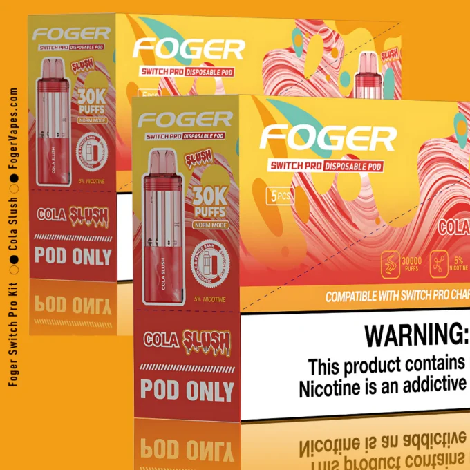 Cola Slush – Foger Switch Pro Pod 30K Puffs - Image 2
