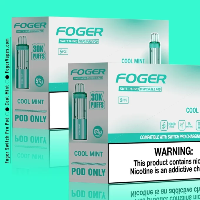 Cool Mint Foger Switch Pro Pod 30K Puffs - Image 2