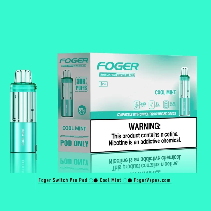 Cool Mint Foger Switch Pro Pod 30K Puffs - Image 3