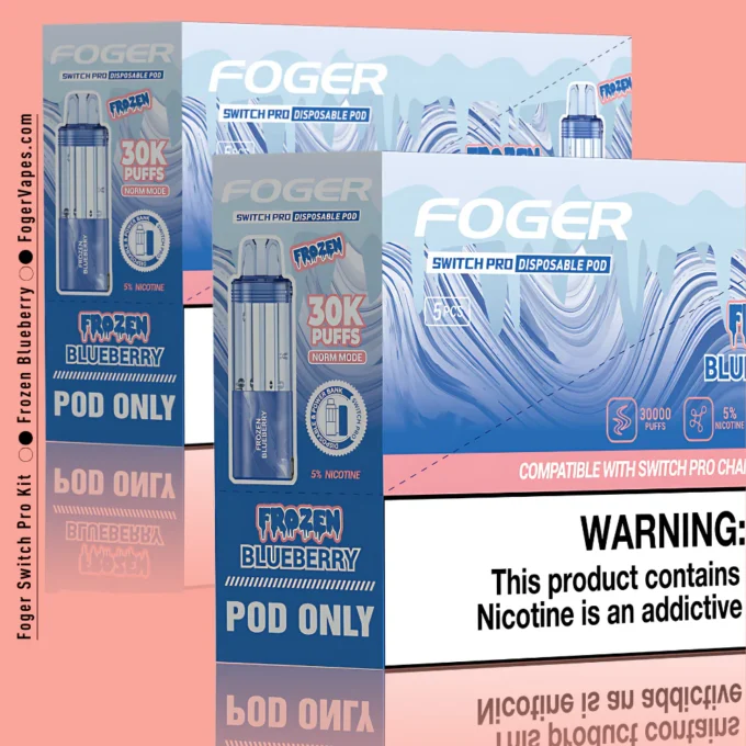 Frozen Blueberry – Foger Switch Pro Pod 30K Puffs - Image 2
