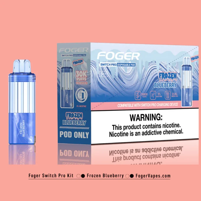Frozen Blueberry – Foger Switch Pro Pod 30K Puffs - Image 3