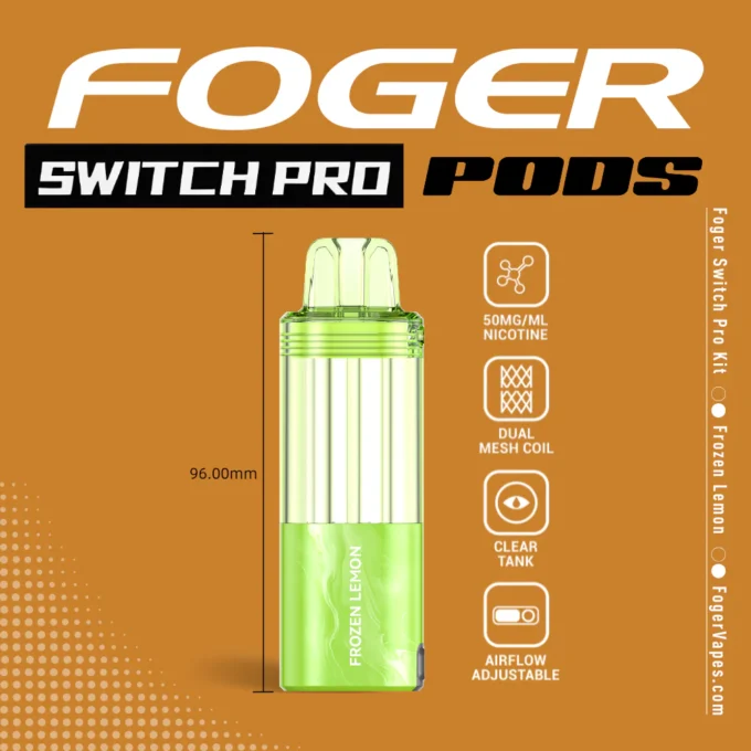 Frozen Lemon – Foger Switch Pro Pod 30K Puffs - Image 4