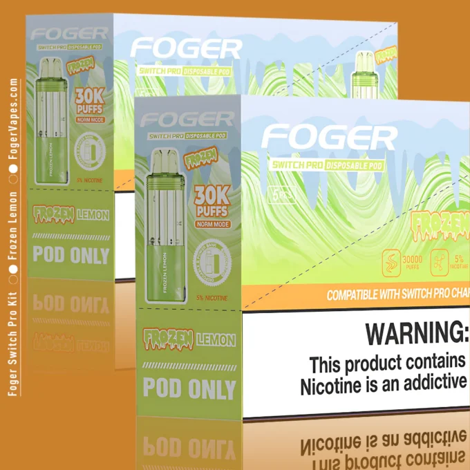 Frozen Lemon – Foger Switch Pro Pod 30K Puffs - Image 2