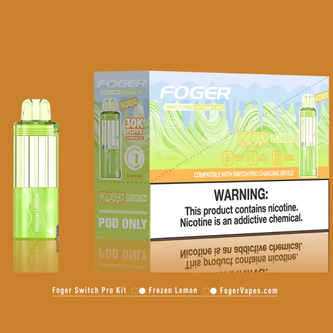 Frozen Lemon – Foger Switch Pro Pod 30K Puffs - Image 3