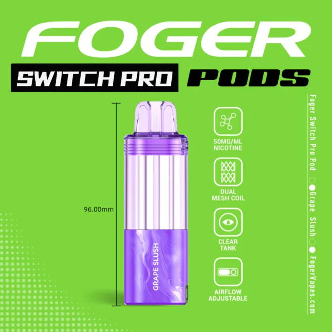 Grape Slush – Foger Switch Pro Pod 30K Puffs - Image 4