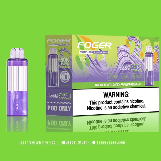 Grape Slush – Foger Switch Pro Pod 30K Puffs - Image 3
