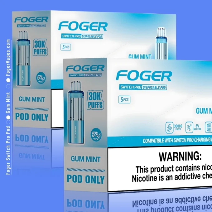 Gum Mint Foger Switch Pro Pod 30K Puffs - Image 2