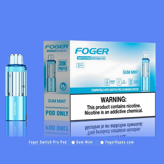 Gum Mint Foger Switch Pro Pod 30K Puffs - Image 3
