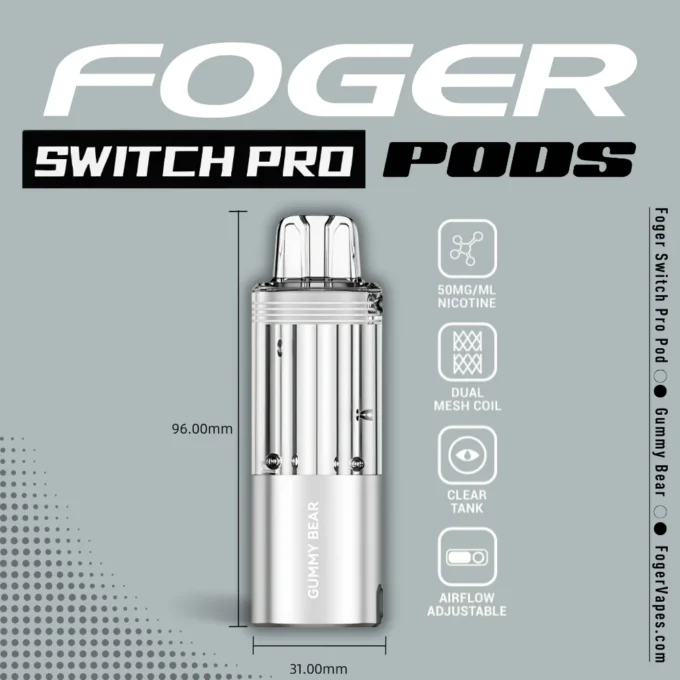 Gummy Bear Foger Switch Pro Pod 30K Puffs - Image 4