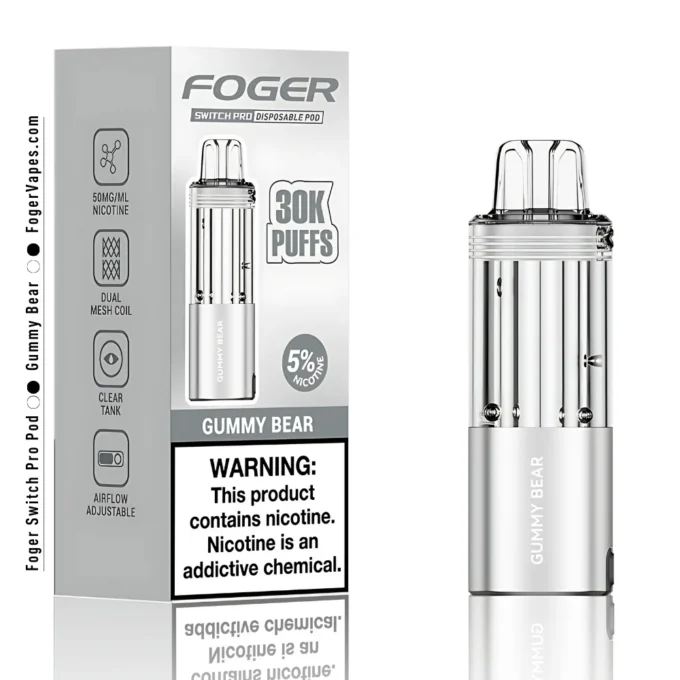 Gummy Bear Foger Switch Pro Pod 30K Puffs