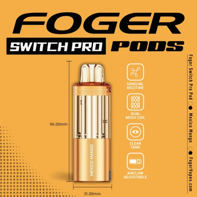 Mexico Mango Foger Switch Pro Pod 30K Puffs - Image 4