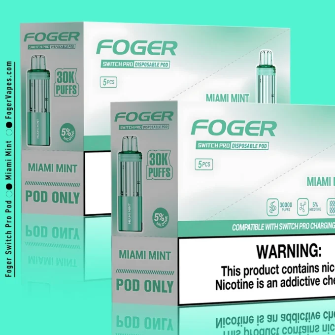 Miami Mint Foger Switch Pro Pod 30K Puffs - Image 2