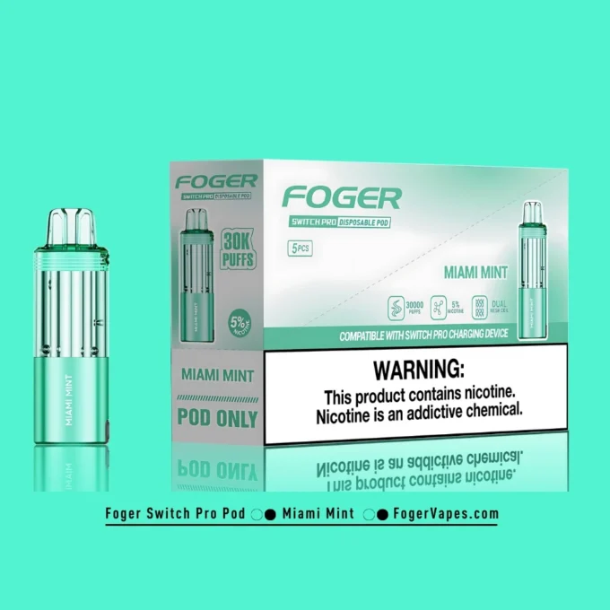 Miami Mint Foger Switch Pro Pod 30K Puffs - Image 3