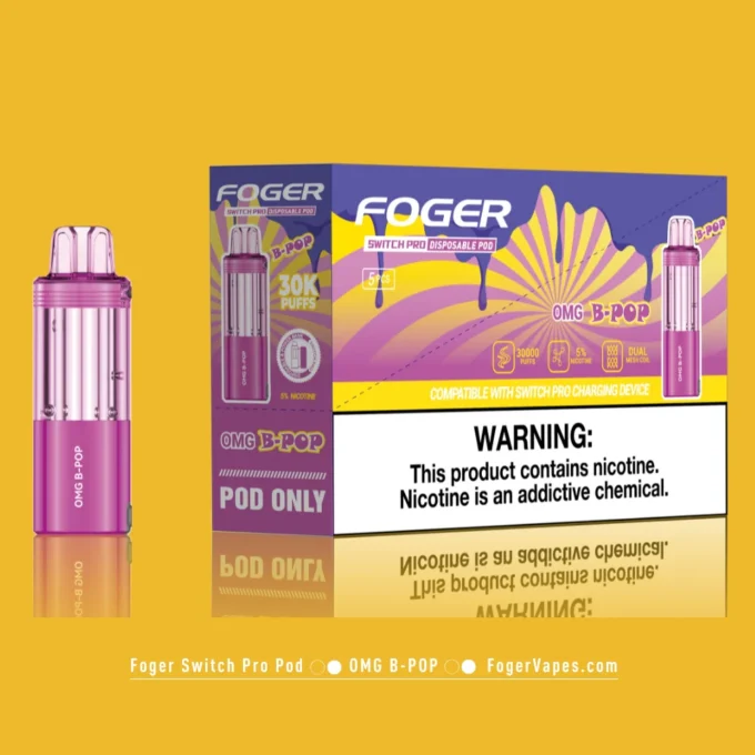 OMG B-POP Foger Switch Pro Pod 30K Puffs - Image 3