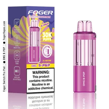 OMG B-POP Foger Switch Pro Pod 30K Puffs