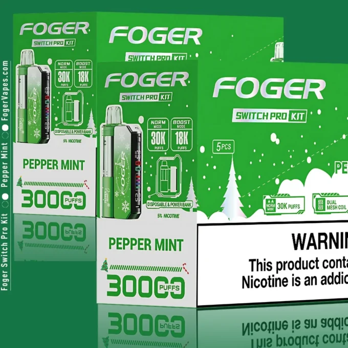 Peppermint Foger Switch Pro Kit 30K Puffs - Image 2
