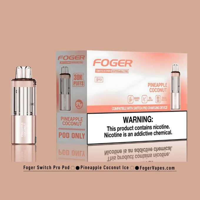 Pineapple Coconut Foger Switch Pro Pod 30K Puffs - Image 3