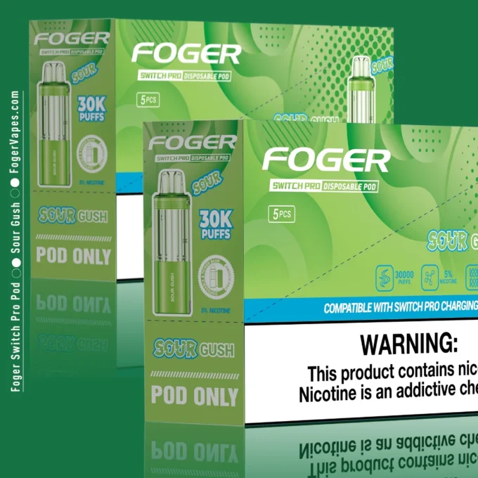 Sour Gush Foger Switch Pro Pod 30K Puffs - Image 2