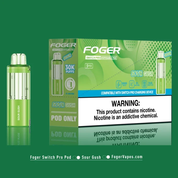 Sour Gush Foger Switch Pro Pod 30K Puffs - Image 3