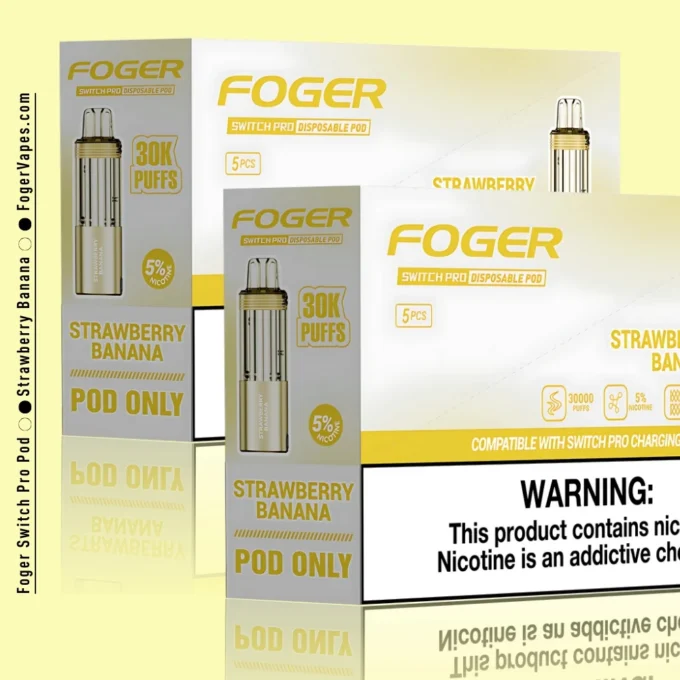Strawberry Banana Foger Switch Pro Pod 30K Puffs - Image 2