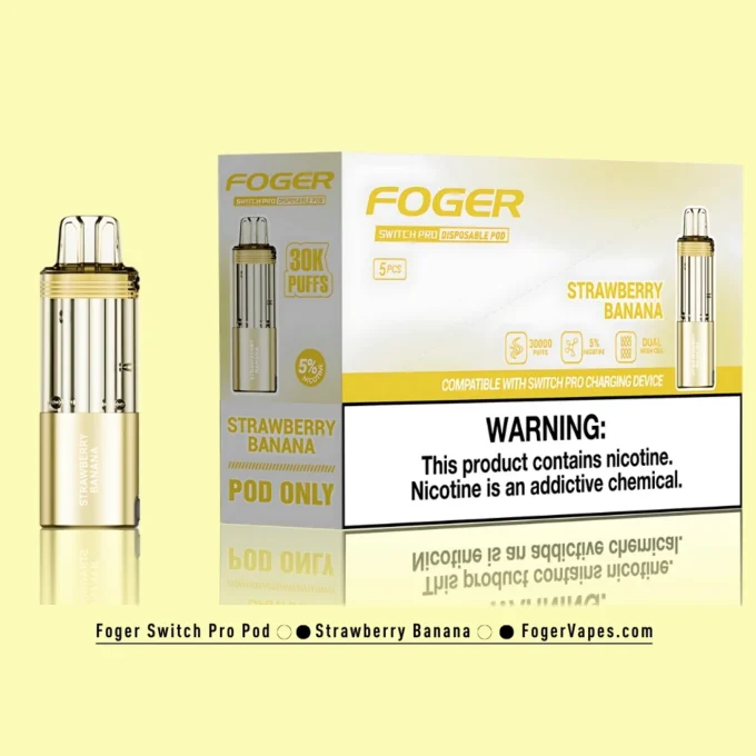 Strawberry Banana Foger Switch Pro Pod 30K Puffs - Image 3