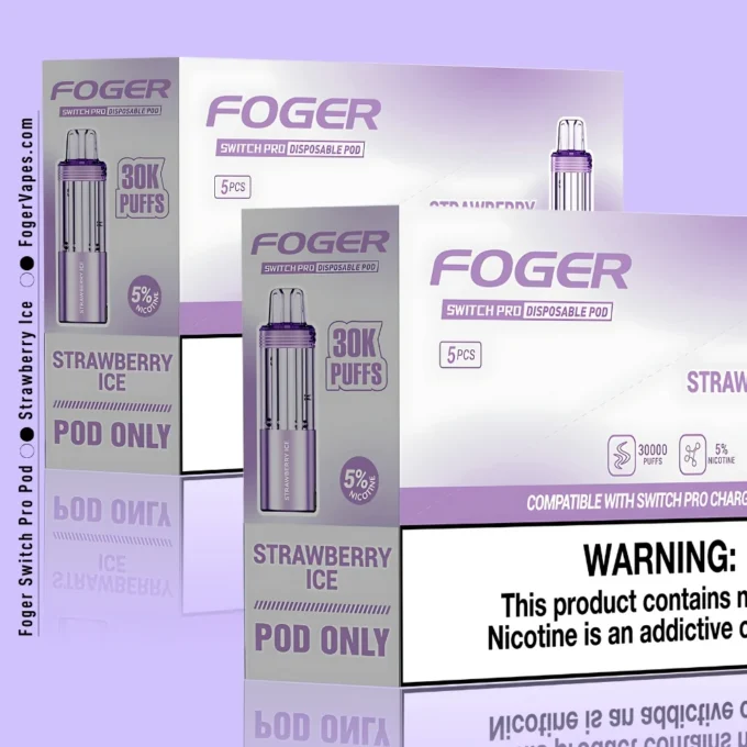 Strawberry Ice Foger Switch Pro Pod 30K Puffs - Image 2