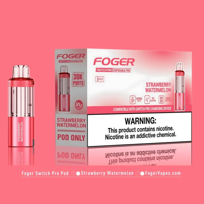 Strawberry Watermelon Foger Switch Pro Pod 30K Puffs - Image 3