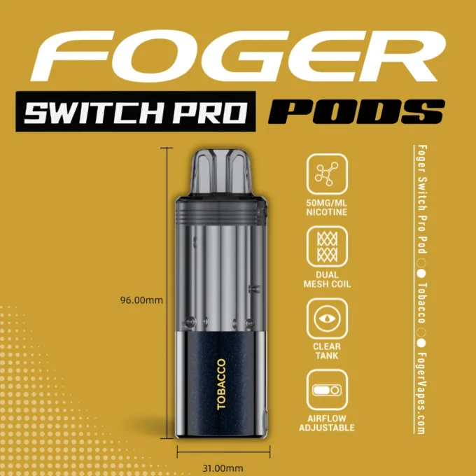 Tobacco Foger Switch Pro Pod 30K Puffs - Image 4