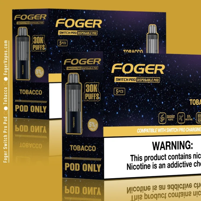 Tobacco Foger Switch Pro Pod 30K Puffs - Image 2