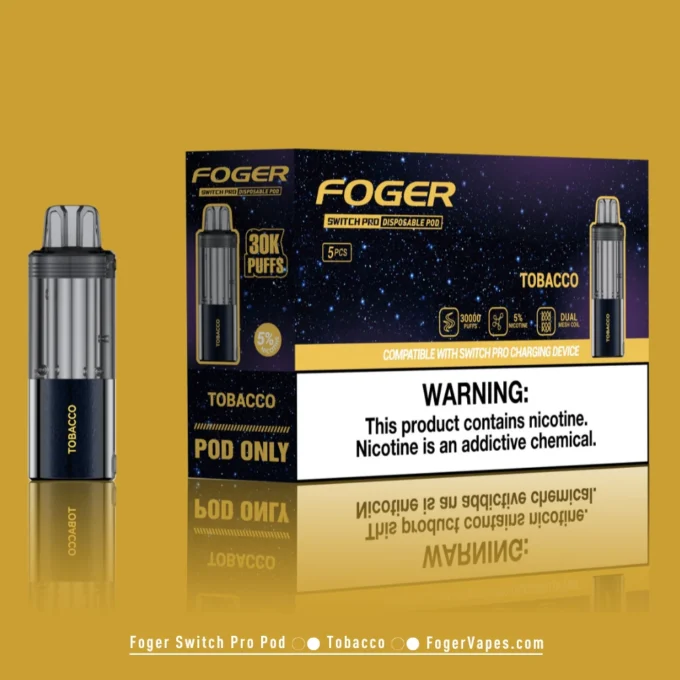 Tobacco Foger Switch Pro Pod 30K Puffs - Image 3