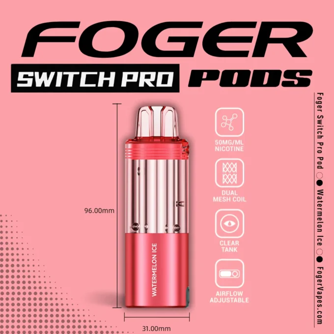 Watermelon Ice Foger Switch Pro Pod 30K Puffs - Image 4