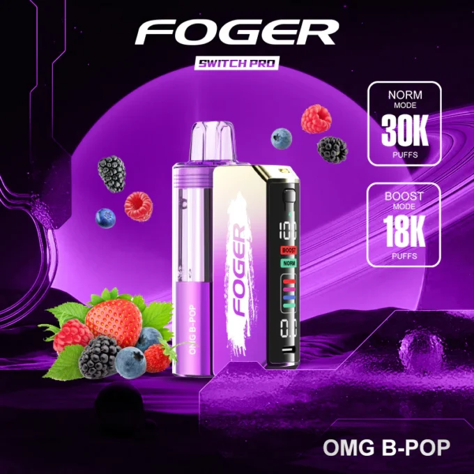 OMG B-POP Foger Switch Pro Kit 30K Puffs - Image 3