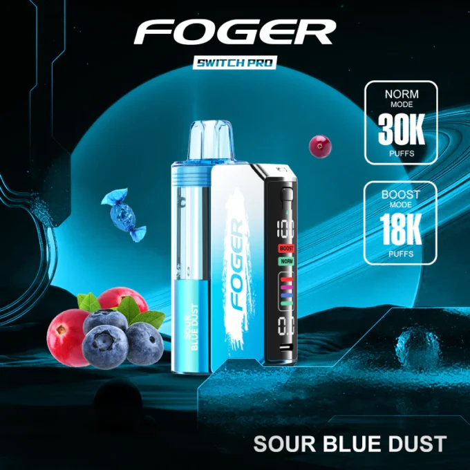 Sour Blue Dust Foger Switch Pro Kit 30K Puffs - Image 2