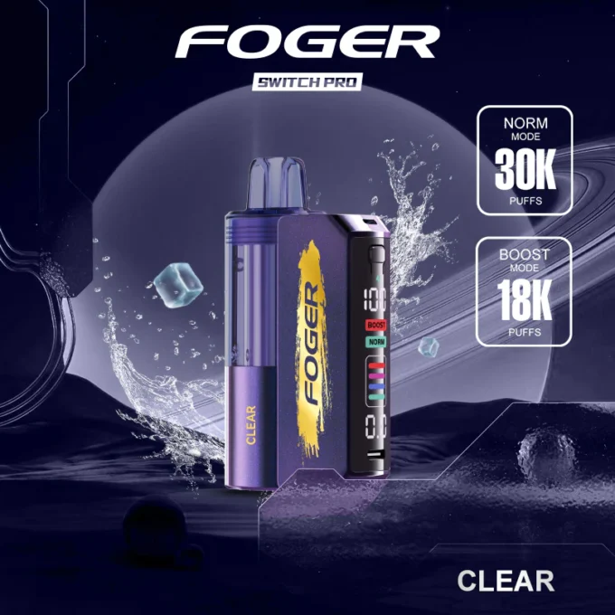 Clear Foger Switch Pro Kit 30K Puffs - Image 2