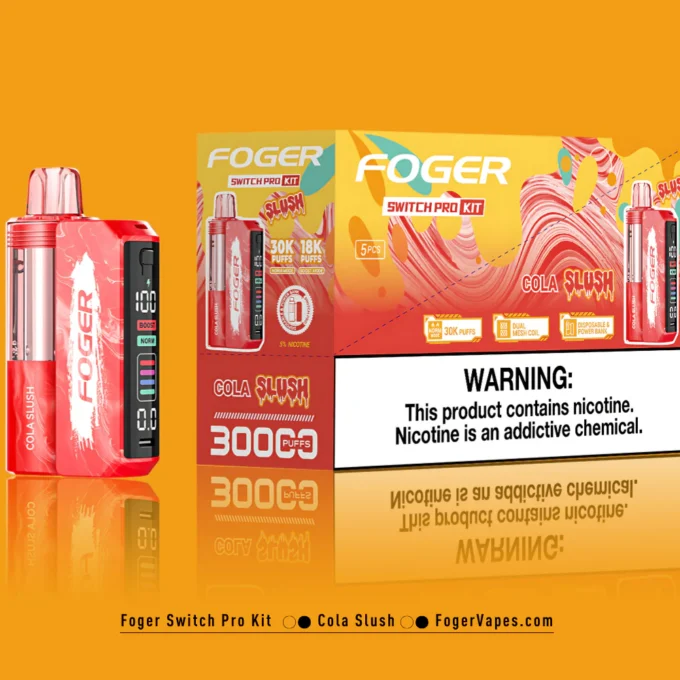Cola Slush – Foger Switch Pro Kit 30K Puffs - Image 4