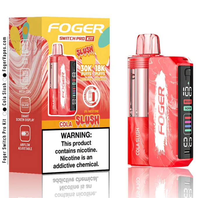 Cola Slush – Foger Switch Pro Kit 30K Puffs - Image 3