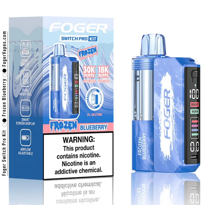 Frozen Blueberry – Foger Switch Pro Kit 30K Puffs - Image 3