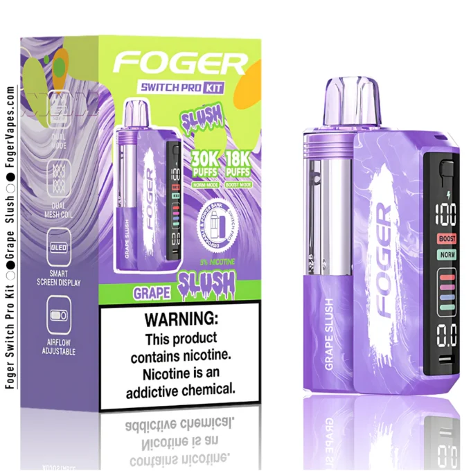 Grape Slush – Foger Switch Pro Kit 30K Puffs - Image 2