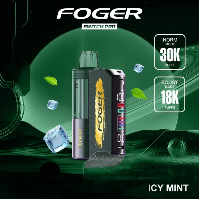 Icy Mint Foger Switch Pro Kit 30K Puffs - Image 2