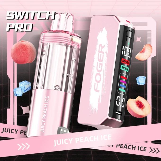 Juicy Peach Ice Foger Switch Pro Kit 30K Puffs - Image 4
