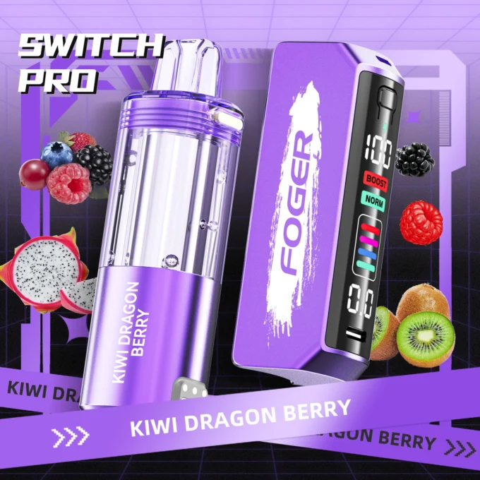 Kiwi Dragon Berry Foger Switch Pro Kit 30K Puffs - Image 5