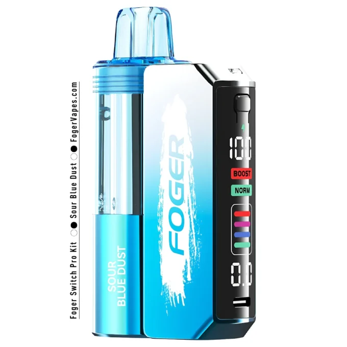 Sour Blue Dust Foger Switch Pro Kit 30K Puffs - Image 4